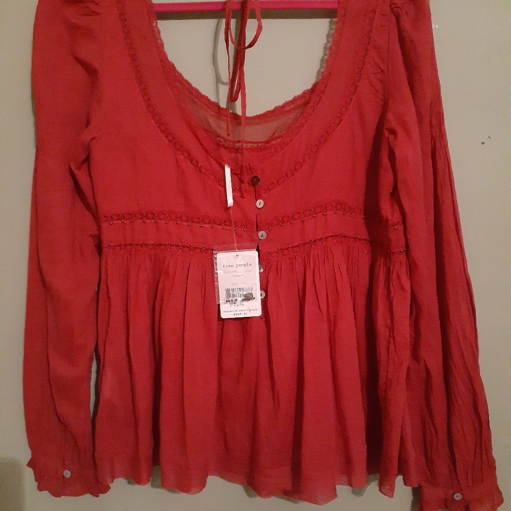 Free People womens blouse.